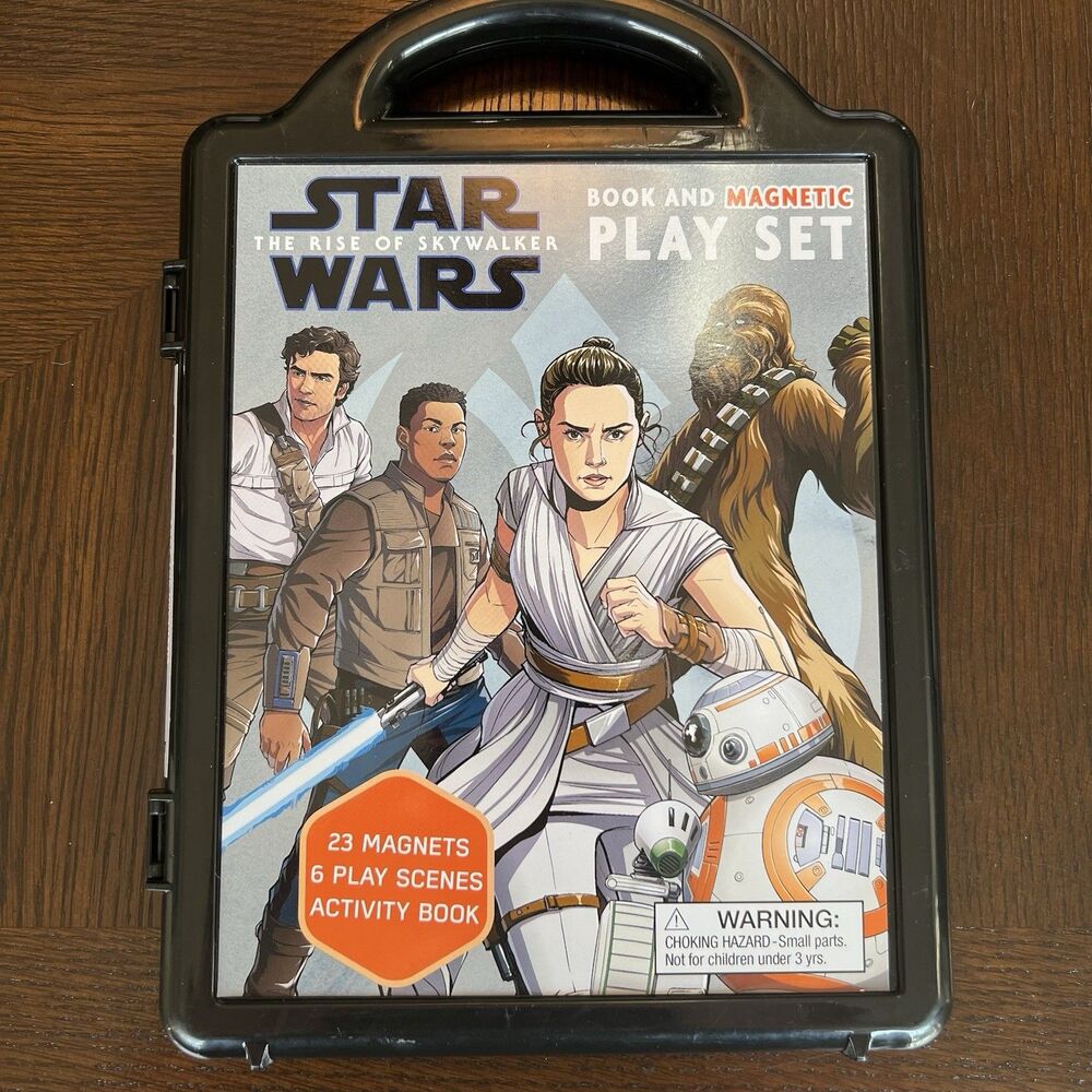 Studio Fun Star Wars Rise of Skywalker Magnetic Play Set Book Rey 2019